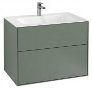 Тумба під раковину Villeroy & Boch Finion 79,6х49,8 см МДФ оливковий матовий лак F01000GM