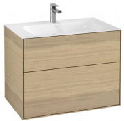 Тумба под раковину Villeroy & Boch Finion 79,6х49,8 см ДСП шпон дуба F01000PC