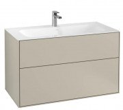 Тумба під раковину Villeroy & Boch Finion 99,6х49,8 см МДФ пісок матовий лак F02000HH