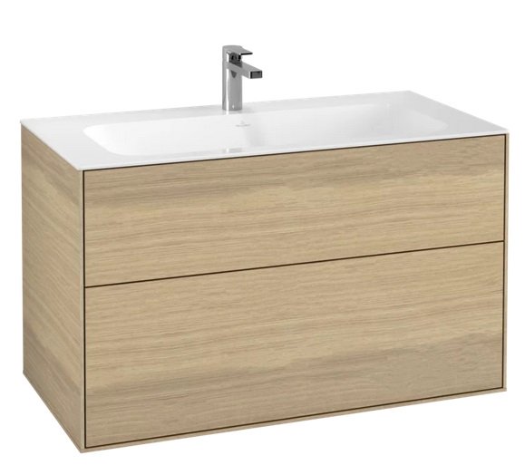 Тумба під раковину Villeroy & Boch Finion 99,6 х49, 8 см ДСП шпон дуба F02000PC