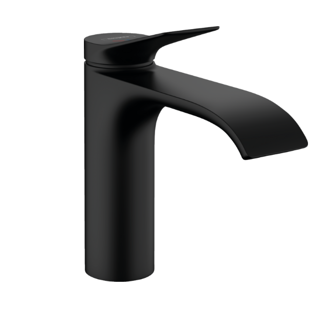 Змішувач для раковини Hansgrohe Vivenis 110 CoolStart одноважільний чорний матовий 75024670