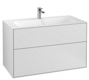 Тумба под раковину Villeroy & Boch Finion 99,6х49,8 см с подсветкой МДФ белый матовый лак G02000MT