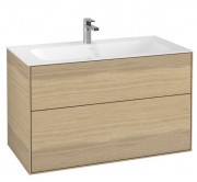 Тумба под раковину Villeroy & Boch Finion 99,6х49,8 см ДСП шпон дуба G02000PC