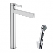 Смеситель для раковины Hansgrohe Finoris 260 однорычажный с набором для биде со шлангом хром 76220000