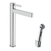 Смеситель для раковины Hansgrohe Finoris 260 однорычажный с набором для биде со шлангом хром 76220000