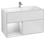 Тумба под раковину Villeroy & Boch Finion 99,6х49,8 см с подсветкой МДФ белый матовый лак F030MTMT