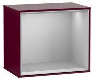 Стеллаж для ванной Villeroy & Boch Finion 41,8х35,6х27 см с подсветкой МДФ пион матовый лак/светло-серый матовый лак G590GJHB