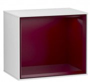 Стелаж для ванної Villeroy & Boch Finion 41,8х35,6х27 см з підсвічуванням МДФ білий матовий лак/півон матовий лак G590HBMT