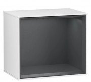 Стелаж для ванної Villeroy & Boch Finion 41,8х35,6х27 см з підсвічуванням МДФ глянсовий білий лак / темно-синій матовий лак G590HGGF