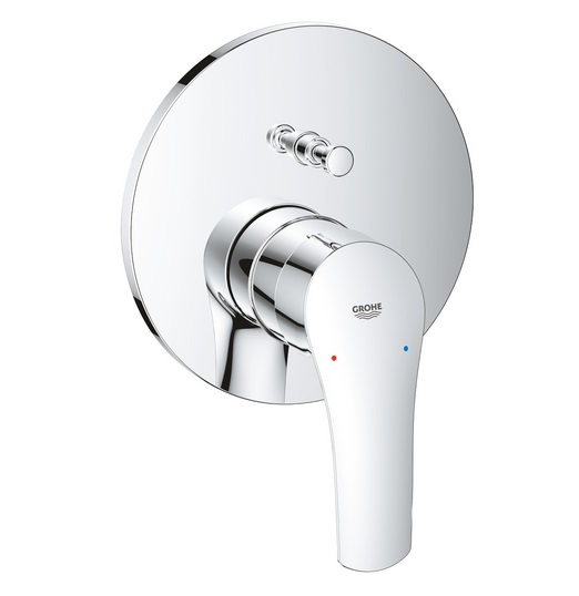 Смеситель для душа Grohe Eurosmart New встраиваемый однорычажный на 2 выхода хром 24043003