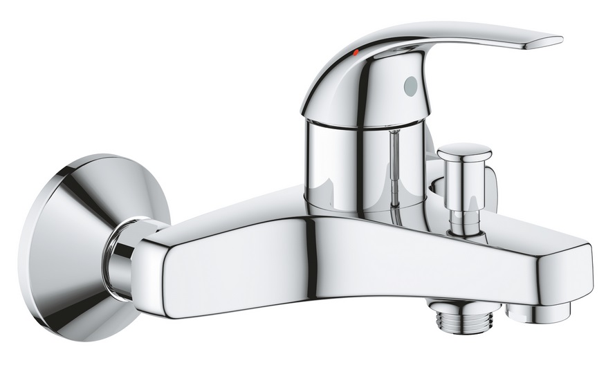 Смеситель для ванной Grohe BauCurve однорычажный хром 23599000