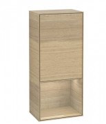 Шкафчик для ванной Villeroy & Boch Finion 41,8х93,6х27 см петли справа с подсветкой ДСП шпон дуба G550PCPC