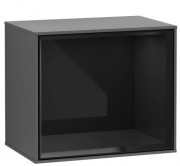 Стелаж для ванної Villeroy & Boch Finion 41,8х35,6х27 см з підсвічуванням МДФ антрацит матовий лак/глянцевий чорний лак G590PHGK