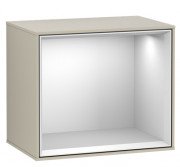 Стелаж для ванної Villeroy & Boch Finion 41,8х35,6х27 см з підсвічуванням МДФ пісок матовий лак/білий матовий лак G590MTHH