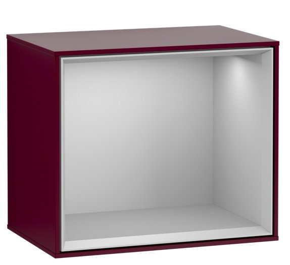 Стеллаж для ванной Villeroy & Boch Finion 41,8х35,6х27 см МДФ пион матовый лак/светло-серый матовый лак FD10GJHB