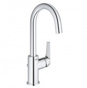 Смеситель для раковины Grohe BauFlow однорычажный с донным клапаном хром 23753000