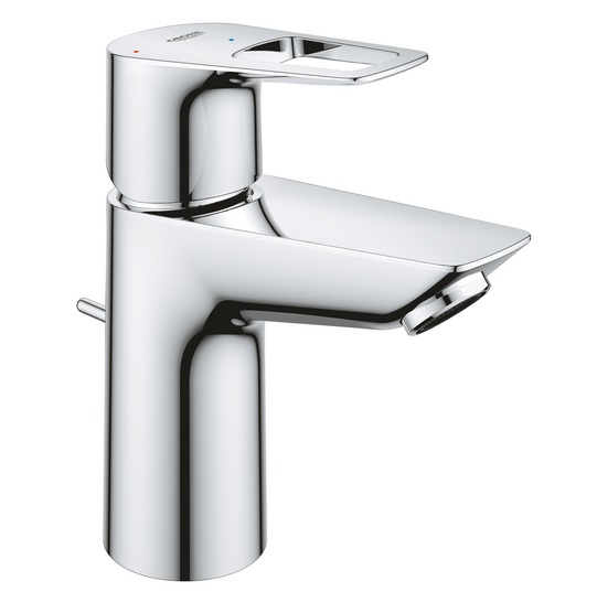 Змішувач для раковини Grohe BauLoop New одноважільний з донним клапаном хром 22054001