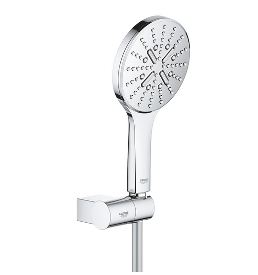 Ручной душ на держателе Grohe Rainshower Smartactive 130 3-режимный хром 26580000