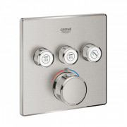 Термостат для душа скрытого монтажа Grohe Grohtherm SmartControl 3 выхода суперсталь 29126DC0