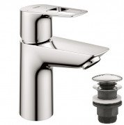 Смеситель для раковины Grohe BauLoop New однорычажный с нажимным донным клапаном хром 23883001