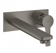 Смеситель для раковины Grohe Lineare однорычажный настенный графит темный матовый 23444AL1