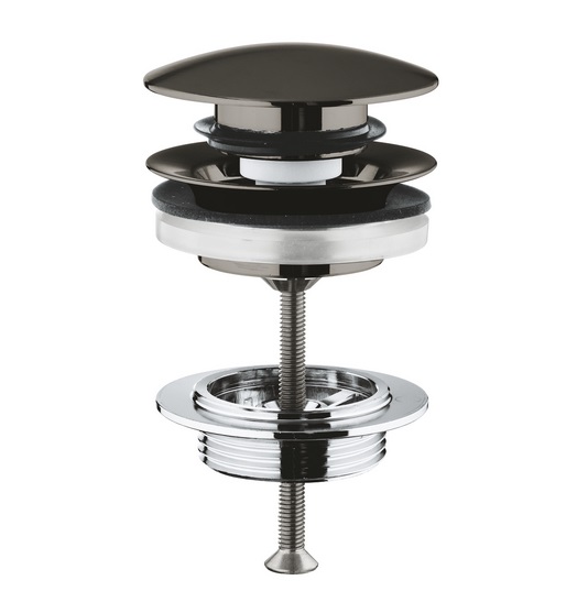 Донный клапан для раковины Grohe 1¼ темный графит 65807AL0