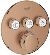 Термостат для душа скрытого монтажа Grohe Grohtherm SmartControl 3 выхода теплый закат матовый 29121DL0