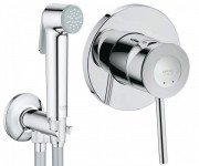 Гигиенический душ со смесителем скрытого монтажа Grohe BauClassic с Tempesta-F хром 2904800S