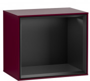 Стелаж для ванної Villeroy & Boch Finion 41,8х35,6х27 см МДФ півонія матовий лак/чорний матовий лак FD10PDHB