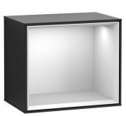 Стелаж для ванної Villeroy & Boch Finion 41,8 х35, 6х27 см МДФ чорний матовий лак/білий матовий лак FD10MTPD