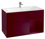 Тумба під раковину Villeroy & Boch Finion 99,6х49,8 см з підсвічуванням МДФ півонія матовий лак G040HBHB