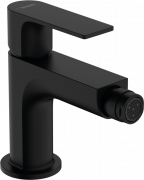 Змішувач для біде Hansgrohe Rebris E одноважільний із зливним гарнітуром чорний матовий 72211670