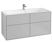 Тумба под раковину Villeroy & Boch Finion 119,6х49,8 см МДФ светло-серый матовый лак F05000GJ