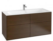 Тумба под раковину Villeroy & Boch Finion 119,6х49,8 см ДСП шпон грецкого ореха F05000GN