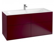 Тумба под раковину Villeroy & Boch Finion 119,6х49,8 см МДФ пион матовый лак F05000HB