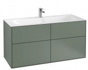 Тумба під раковину Villeroy & Boch Finion 119,6 х49, 8 см МДФ оливковий матовий лак F05000GM