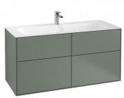 Тумба под раковину Villeroy & Boch Finion 119,6х49,8 см МДФ оливковый матовый лак F05000GM