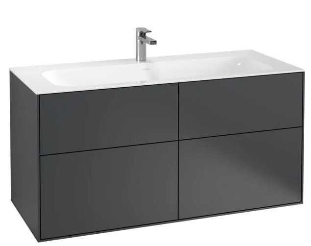 Тумба під раковину Villeroy & Boch Finion 119,6х49,8 см МДФ темно-синій матовий лак F05000HG