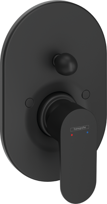 Смеситель скрытого монтажа Hansgrohe Rebris S однорычажный черный матовый 72449670
