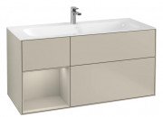 Тумба під раковину Villeroy & Boch Finion 119,6х49,8 см з підсвічуванням МДФ пісок матовий лак F060HHHH