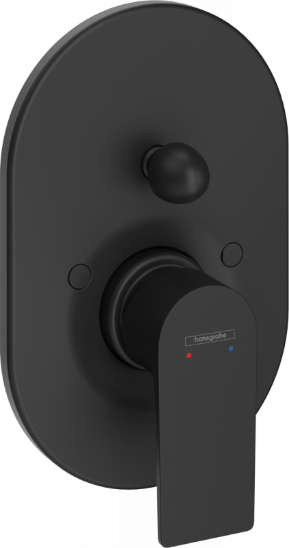 Смеситель скрытого монтажа Hansgrohe Rebris E однорычажный черный матовый 72459670