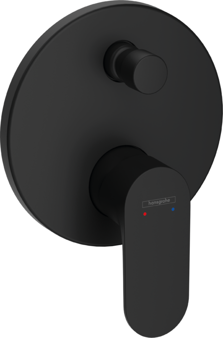 Змішувач прихованого монтажу Hansgrohe Rebris S одноважільний чорний матовий 72467670