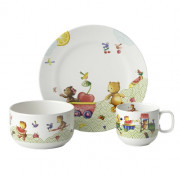 Дитячий столовий сервіз Villeroy & Boch New Hungry as a Bear 3 предмети преміум порцеляна 14-8665-8427