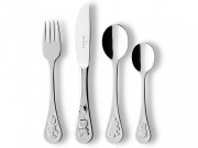 Набор детских столовых приборов Villeroy & Boch Teddy 4 предмета нержавеющая сталь 12-6319-2091