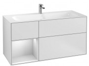 Тумба под раковину Villeroy & Boch Finion 119,6х49,8 см с подсветкой МДФ белый матовый лак G060MTMT