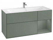Тумба под раковину Villeroy & Boch Finion 119,6х49,8 см с подсветкой МДФ оливковый матовый лак F070GMGM