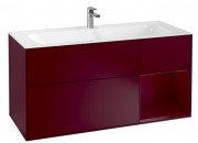 Тумба под раковину Villeroy & Boch Finion 119,6х49,8 см с подсветкой МДФ пион матовый лак G070HBHB