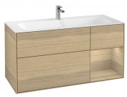 Тумба під раковину Villeroy & Boch Finion 119,6х49,8 см з підсвічуванням ДСП шпон дуба G070PCPC