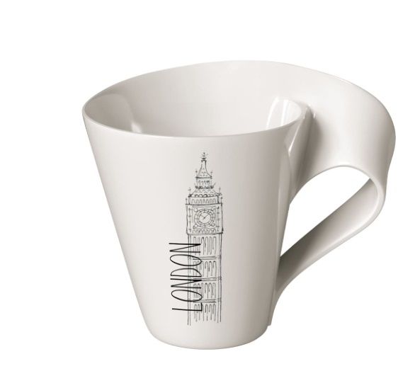 Кухоль Villeroy & Boch Modern Cities London 300 мл преміум фарфор білий 10-1628-5102
