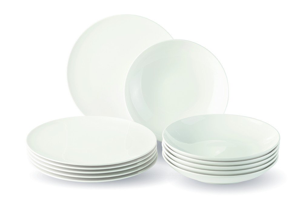 Обідній набір Villeroy & Boch New Fresh Basic 12 предметів преміум фарфор білий 19-5254-7609